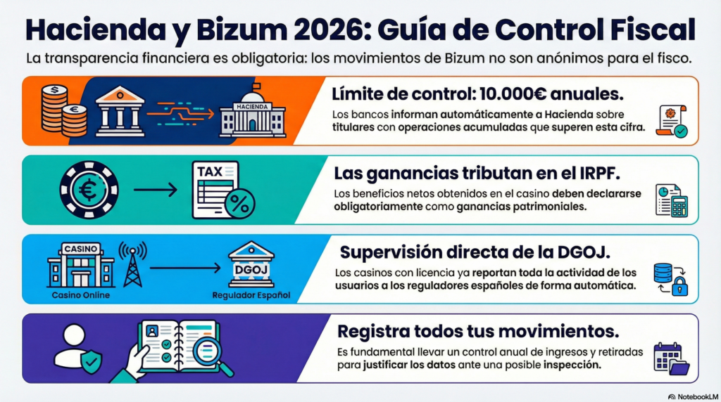 Casino con Bizum - Hacienda y Bizum en 2026
